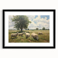Vintage Animal Art - Timeless Sheep in Pastoral Landscape