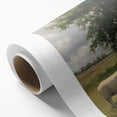 Vintage Animal Art - Timeless Sheep in Pastoral Landscape