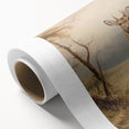 Vintage Animal Art - Majestic Deer in Serene Landscape