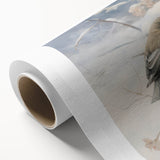 Vintage Animal Art - Winter Birds on Snowy Branches