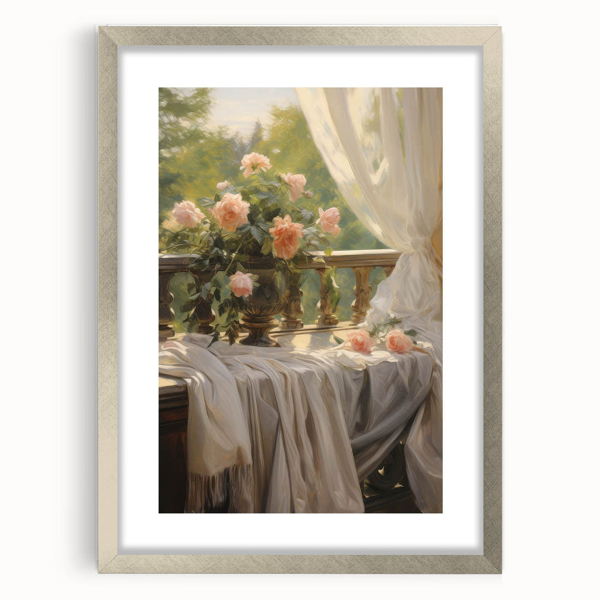 Vintage Botanical Art Prints – Antique Rose Floral Illustration