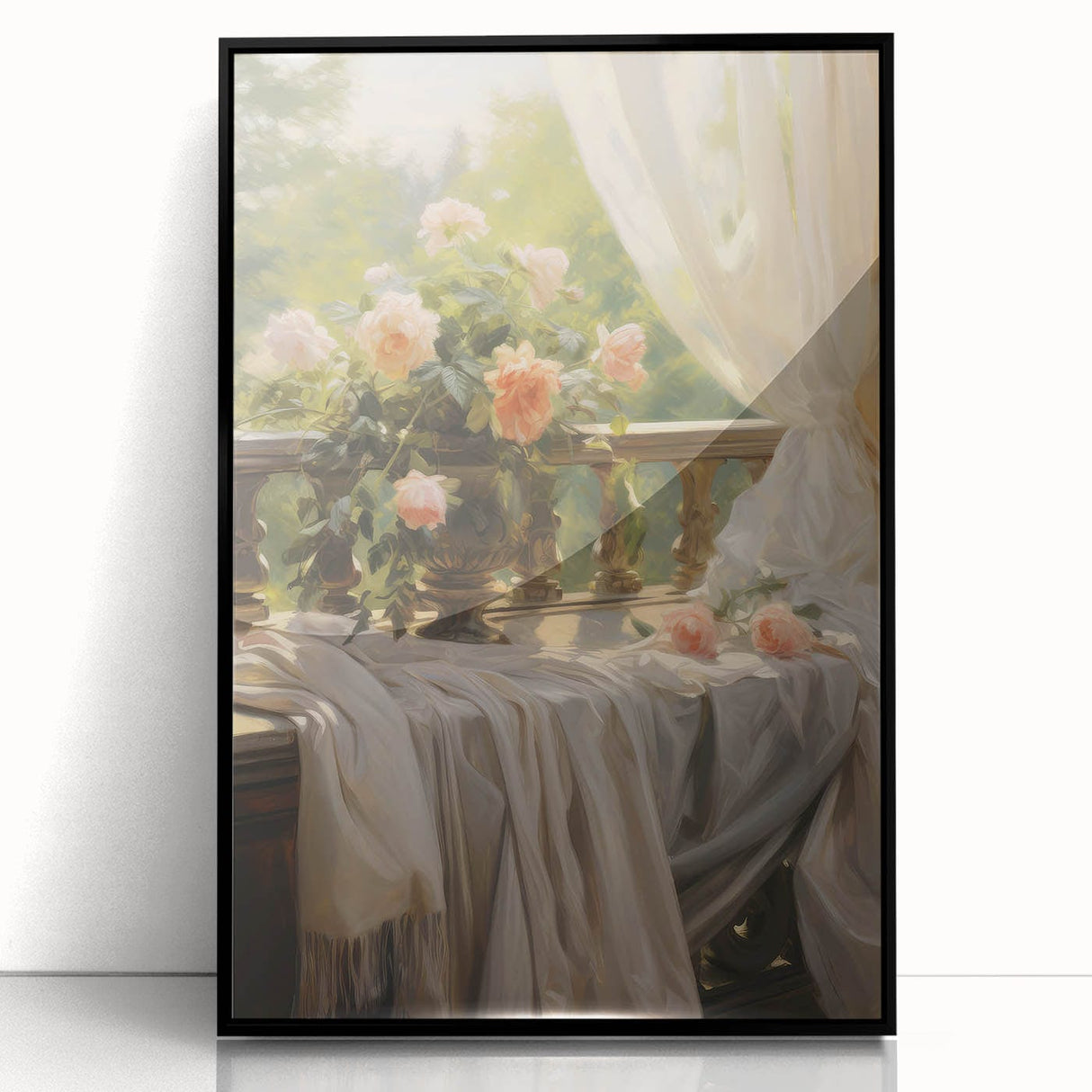 Vintage Botanical Art Prints – Antique Rose Floral Illustration