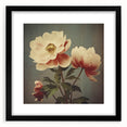 Vintage Botanical Art Prints – Peony Floral Illustration with Pastel Tones