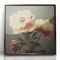 Vintage Botanical Art Prints – Peony Floral Illustration with Pastel Tones