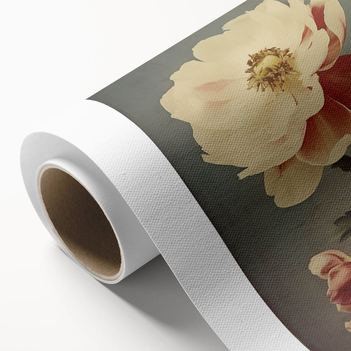 Vintage Botanical Art Prints – Peony Floral Illustration with Pastel Tones