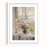 Vintage Botanical Art Prints – Soft Floral Arrangement in Vase