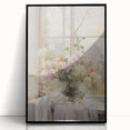 Vintage Botanical Art Prints – Soft Floral Arrangement in Vase