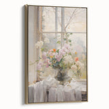 Vintage Botanical Art Prints – Soft Floral Arrangement in Vase