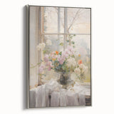 Vintage Botanical Art Prints – Soft Floral Arrangement in Vase