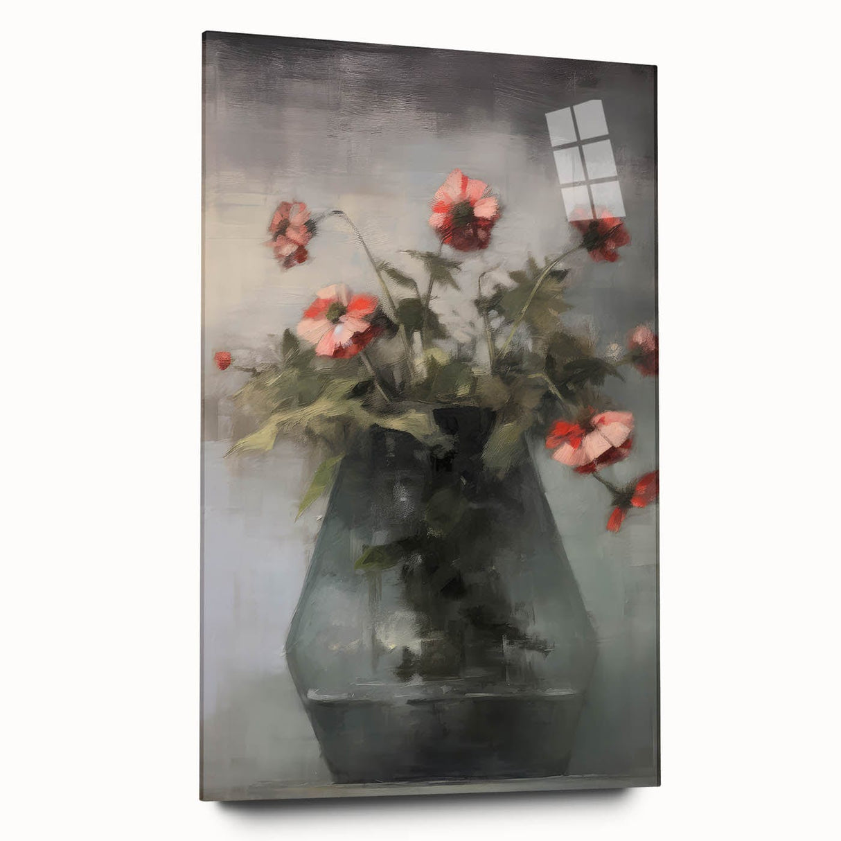 Vintage Botanical Art Prints – Soft Floral Arrangement in Vase