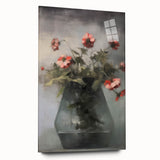 Vintage Botanical Art Prints – Soft Floral Arrangement in Vase
