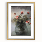 Vintage Botanical Art Prints – Soft Floral Arrangement in Vase