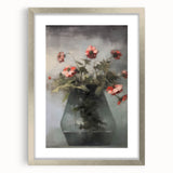 Vintage Botanical Art Prints – Soft Floral Arrangement in Vase
