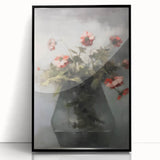Vintage Botanical Art Prints – Soft Floral Arrangement in Vase