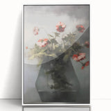 Vintage Botanical Art Prints – Soft Floral Arrangement in Vase