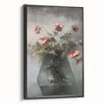 Vintage Botanical Art Prints – Soft Floral Arrangement in Vase