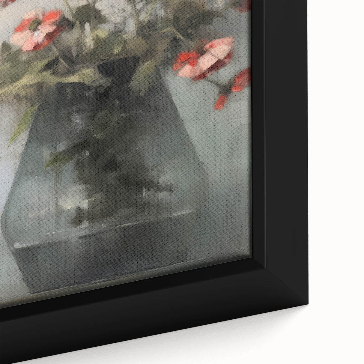 Vintage Botanical Art Prints – Soft Floral Arrangement in Vase
