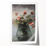 Vintage Botanical Art Prints – Soft Floral Arrangement in Vase