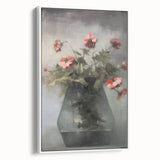 Vintage Botanical Art Prints – Soft Floral Arrangement in Vase