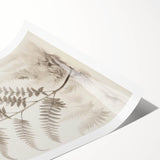 Vintage Botanical Art Prints – Fern Illustration in Black and White