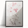 Vintage Botanical Art Prints – Soft Pink Floral Illustration