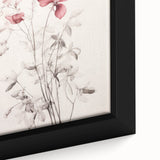 Vintage Botanical Art Prints – Soft Pink Floral Illustration