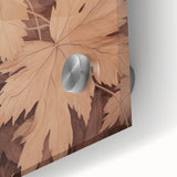 Vintage Botanical Art Prints – Neutral Leaf Illustration in Brown Tones