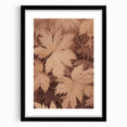 Vintage Botanical Art Prints – Neutral Leaf Illustration in Brown Tones
