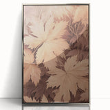 Vintage Botanical Art Prints – Neutral Leaf Illustration in Brown Tones