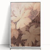 Vintage Botanical Art Prints – Neutral Leaf Illustration in Brown Tones