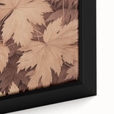 Vintage Botanical Art Prints – Neutral Leaf Illustration in Brown Tones