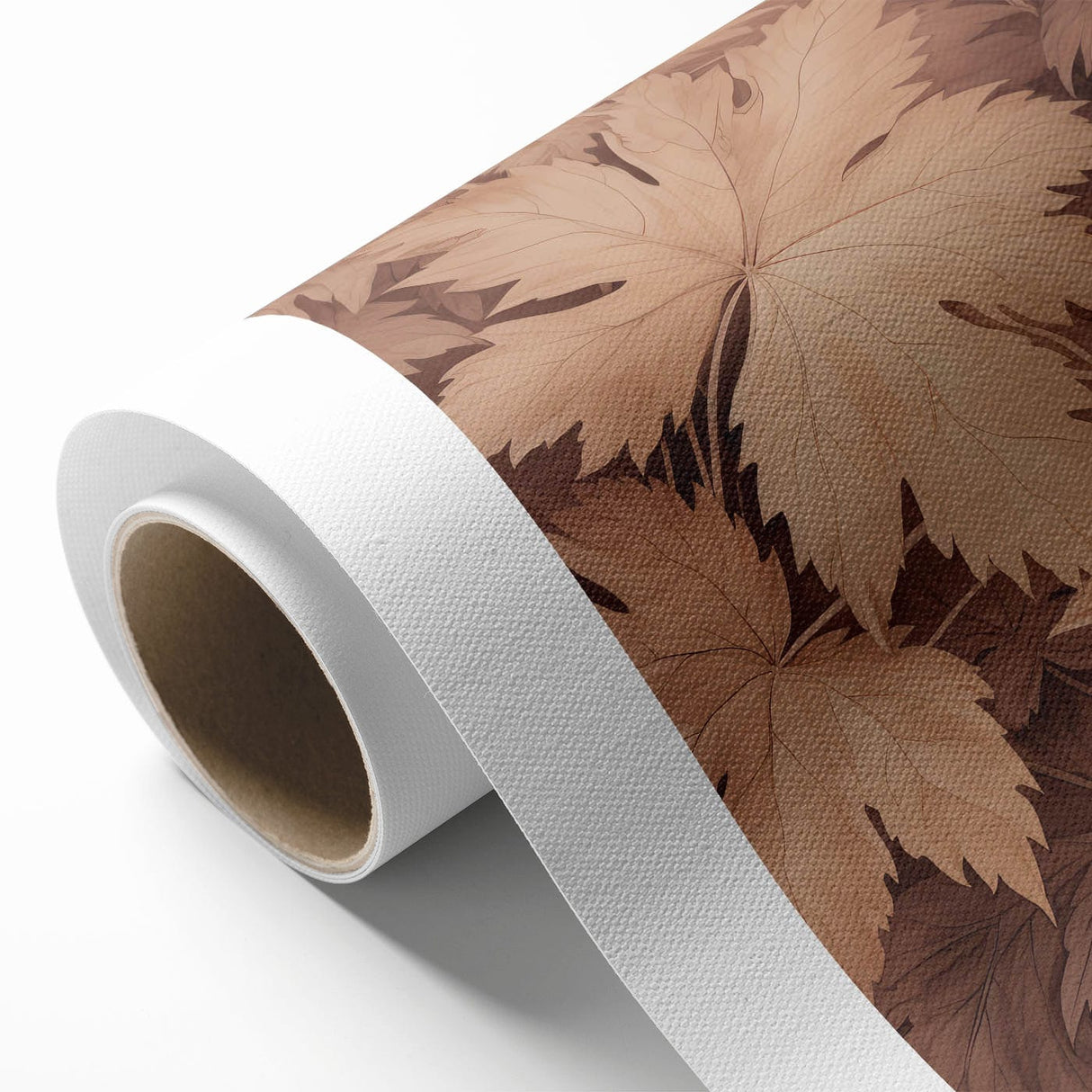 Vintage Botanical Art Prints – Neutral Leaf Illustration in Brown Tones