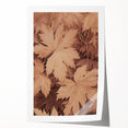 Vintage Botanical Art Prints – Neutral Leaf Illustration in Brown Tones