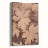 Vintage Botanical Art Prints – Neutral Leaf Illustration in Brown Tones