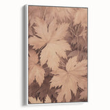 Vintage Botanical Art Prints – Neutral Leaf Illustration in Brown Tones