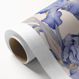 Vintage Botanical Art Prints – Blue Iris Flower Illustration