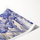 Vintage Botanical Art Prints – Blue Iris Flower Illustration