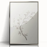 Vintage Botanical Art Prints – Black and White Branch Illustration