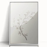 Vintage Botanical Art Prints – Black and White Branch Illustration