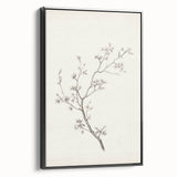 Vintage Botanical Art Prints – Black and White Branch Illustration