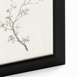 Vintage Botanical Art Prints – Black and White Branch Illustration
