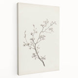Vintage Botanical Art Prints – Black and White Branch Illustration