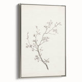 Vintage Botanical Art Prints – Black and White Branch Illustration
