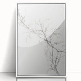 Vintage Botanical Art Prints – Elegant Branch Pencil Drawing