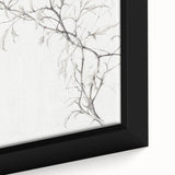 Vintage Botanical Art Prints – Elegant Branch Pencil Drawing