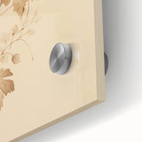 Vintage Botanical Art Prints – Soft Beige Leaf Illustration