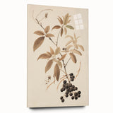 Vintage Botanical Art Prints – Branch with Berries Illustration