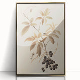 Vintage Botanical Art Prints – Branch with Berries Illustration