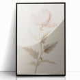 Vintage Botanical Art Prints – Soft Pink Flower Illustration