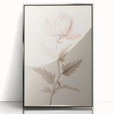 Vintage Botanical Art Prints – Soft Pink Flower Illustration